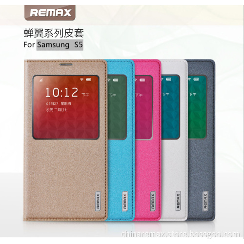 Remax Ultra Thin Leather Case for Sumsang S5